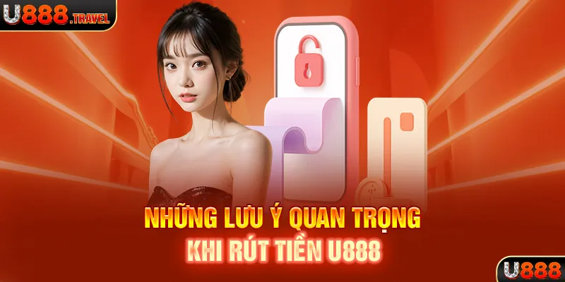 Những lưu ý quan trọng khi rút tiền U888